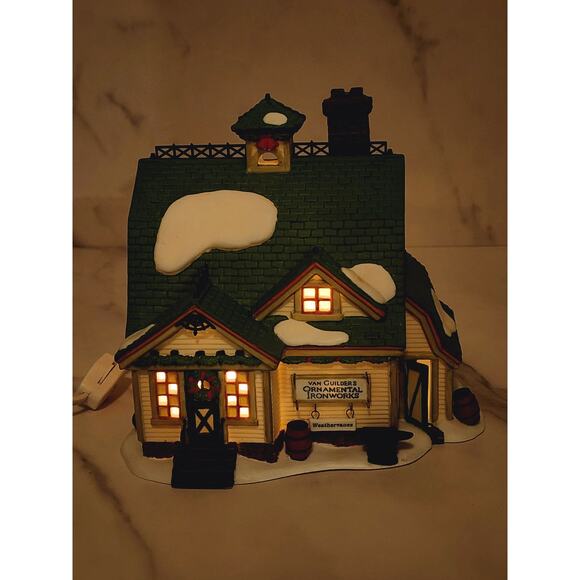 Department 56 Van Guilder's Ornamental Ironwork New England Village 1997 w/ Box - Picture 2 of 16